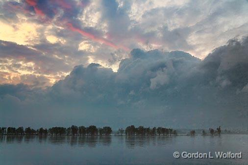 Ottawa River At Sundown_48737.jpg - Photographed in Rockand, Ontario, Canada.